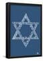 Star of David Text Poster-null-Framed Poster