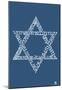 Star of David Text Poster-null-Mounted Poster