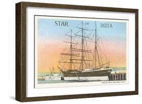 Star of India, San Diego, California-null-Framed Art Print