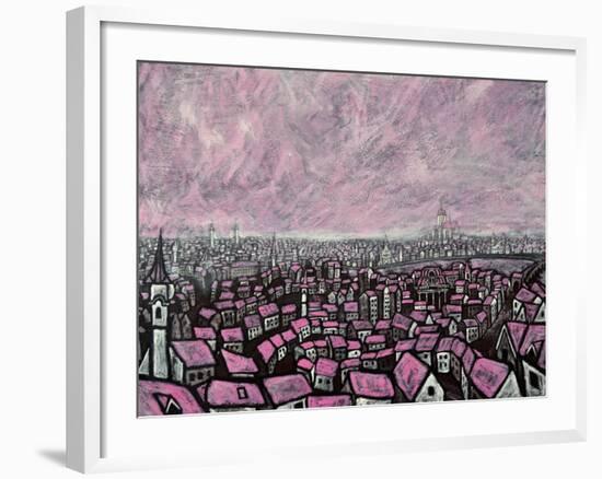 Star over Prague,2016,-Rob Woods-Framed Giclee Print