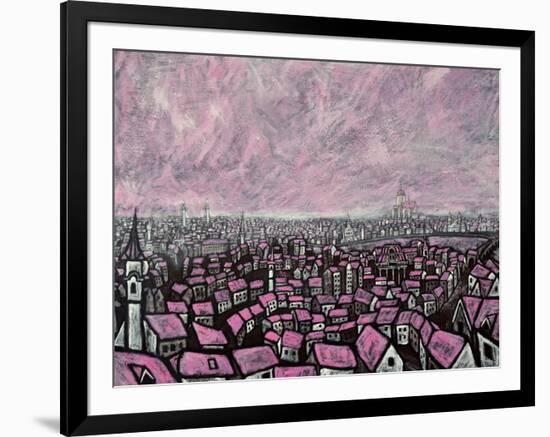 Star over Prague,2016,-Rob Woods-Framed Giclee Print