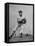 Star Pitcher Ned Garver Throwing Ball-Ed Clark-Framed Stretched Canvas