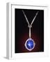 Star Sapphire Necklace-null-Framed Photographic Print