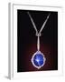 Star Sapphire Necklace-null-Framed Photographic Print