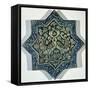 Star-Shaped Overglaze Leaf-Gilded Tile in the Style of Takht-E Solaiman, 13th-14th Century-null-Framed Stretched Canvas