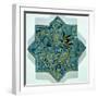 Star-Shaped Overglaze Leaf-Gilded Tile in the Style of Takht-E Solaiman, 13th-14th Century-null-Framed Giclee Print