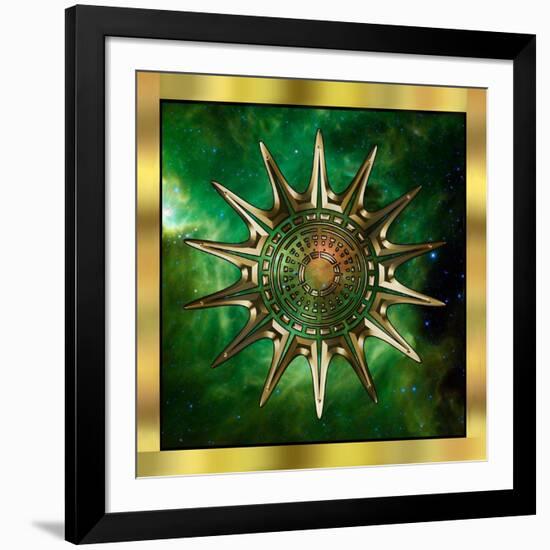 Star Ship-Art Deco Designs-Framed Giclee Print