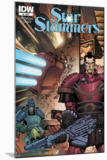 Star Slammers Issue No. 2 - Standard Cover-Walter Simonson-Mounted Poster