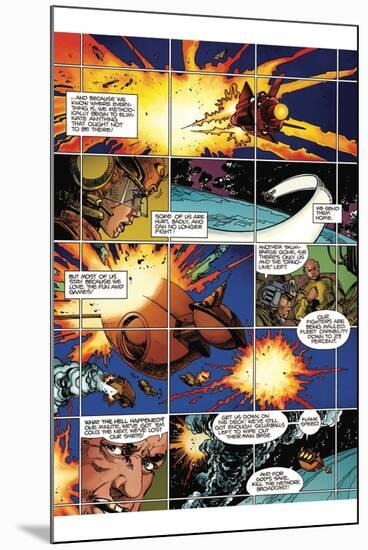 Star Slammers Issue No. 3 - Page 13-Walter Simonson-Mounted Art Print