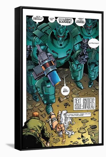 Star Slammers Issue No. 5: The Minoan Agendas, Chapter 2: The Empire - Page 24-Walter Simonson-Framed Stretched Canvas