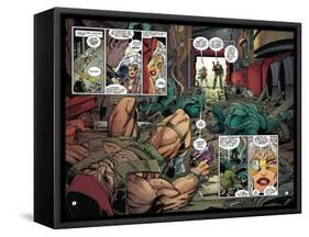 Star Slammers Issue No. 6: The Minoan Agendas, Chapter 3: The Invaders - Page 8-Walter Simonson-Framed Stretched Canvas