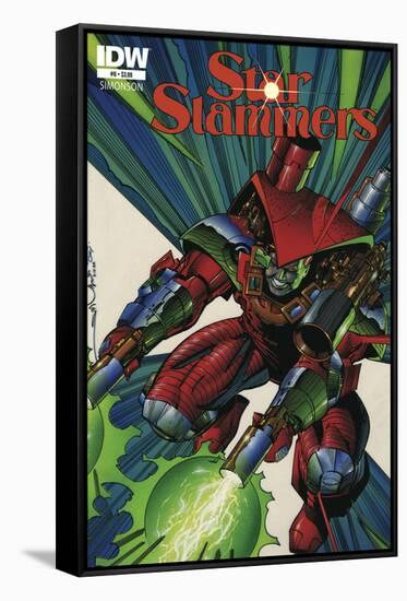 Star Slammers Issue No. 8 - Standard Cover-Walter Simonson-Framed Stretched Canvas