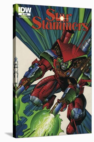Star Slammers Issue No. 8 - Standard Cover-Walter Simonson-Stretched Canvas