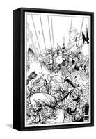 Star Slammers No. 1 Cover - Inks-Walter Simonson-Framed Stretched Canvas