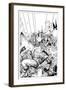 Star Slammers No. 1 Cover - Inks-Walter Simonson-Framed Art Print