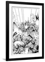 Star Slammers No. 1 Cover - Inks-Walter Simonson-Framed Art Print