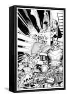 Star Slammers No. 2 Cover - Inks-Walter Simonson-Framed Stretched Canvas