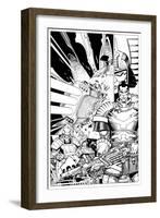 Star Slammers No. 2 Cover - Inks-Walter Simonson-Framed Art Print