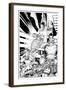 Star Slammers No. 2 Cover - Inks-Walter Simonson-Framed Art Print