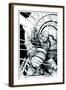 Star Slammers No. 5 Cover - Inks-Walter Simonson-Framed Art Print