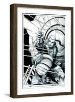 Star Slammers No. 5 Cover - Inks-Walter Simonson-Framed Art Print