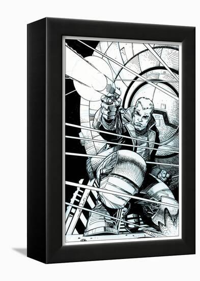 Star Slammers No. 5 Cover - Inks-Walter Simonson-Framed Art Print