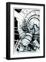 Star Slammers No. 5 Cover - Inks-Walter Simonson-Framed Art Print