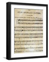 Star Spangled Banner, 1814-null-Framed Giclee Print