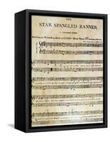 Star Spangled Banner, 1814-null-Framed Stretched Canvas