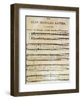 Star Spangled Banner, 1814-null-Framed Giclee Print