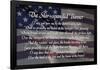 Star-spangled Banner Lyrics Poster-null-Framed Poster