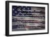 Star-spangled Banner Lyrics-null-Framed Art Print