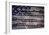 Star-spangled Banner Lyrics-null-Framed Art Print