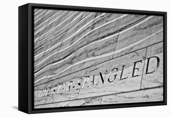 Star Spangled Banner Washington DC-null-Framed Stretched Canvas