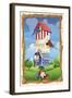 Star spangled birdhouse-Julie Goonan-Framed Giclee Print