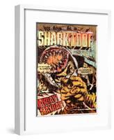 Star Spangled Shark Toof-Shark Toof-Framed Art Print