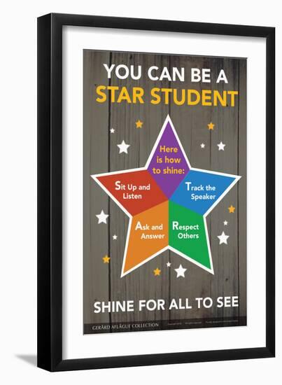 STAR Student - Shine for All to See-Gerard Aflague Collection-Framed Art Print