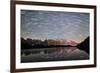 Star Trail over Mont Blanc Range Seen from Lac Des Cheserys-Roberto Moiola-Framed Photographic Print