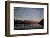 Star Trail over Mont Blanc Range Seen from Lac Des Cheserys-Roberto Moiola-Framed Photographic Print