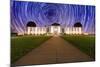 Star Trail Timelapse behind the Griffith Observatory in Los Angeles, CA-tobkatrina-Mounted Photographic Print