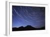Star Trail with South Sister Mountain, Oregon, USA-Jamie & Judy Wild-Framed Photographic Print