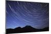 Star Trail with South Sister Mountain, Oregon, USA-Jamie & Judy Wild-Mounted Photographic Print