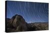 Star Trails Above the San Ysidro Mountains, California-null-Stretched Canvas