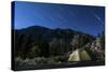 Star Trails and a Lone Tent in the Inyo National Forest, California-null-Stretched Canvas