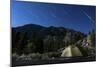 Star Trails and a Lone Tent in the Inyo National Forest, California-null-Mounted Premium Photographic Print