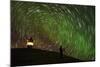 Star Trails and Aurora Borealis or Northern Lights, Iceland-Arctic-Images-Mounted Photographic Print
