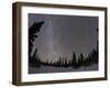 Star Trails and Milky Way-Stocktrek Images-Framed Photographic Print