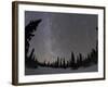 Star Trails and Milky Way-Stocktrek Images-Framed Photographic Print