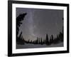 Star Trails and Milky Way-Stocktrek Images-Framed Photographic Print