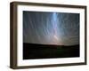 Star Trails around the South Celestial Pole, Somuncura, Argentina-Stocktrek Images-Framed Photographic Print